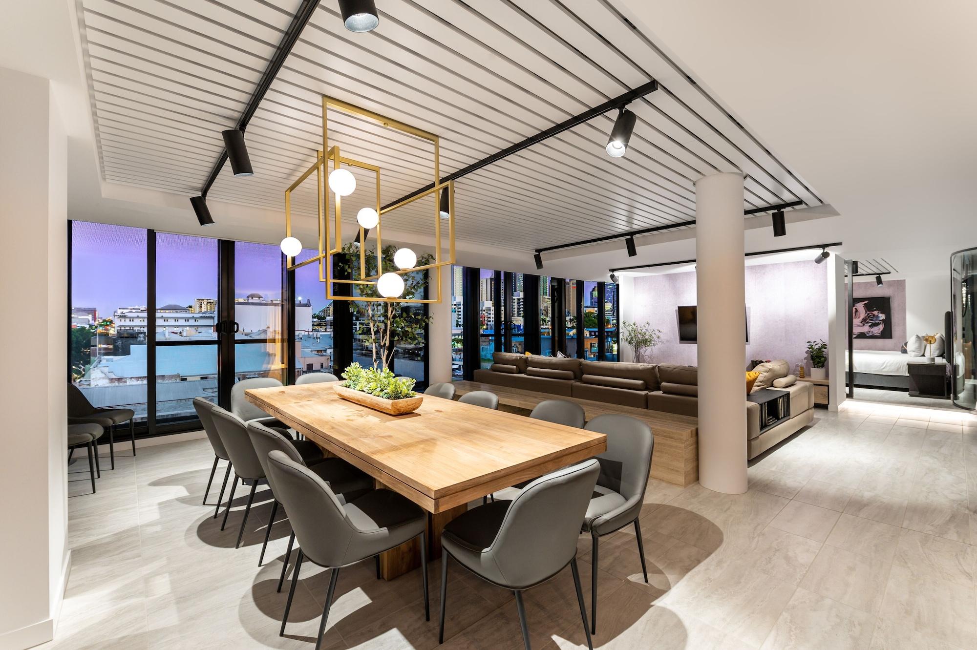 Fv By Peppers Aparthotel Brisbane Ngoại thất bức ảnh The interior of a typical apartment