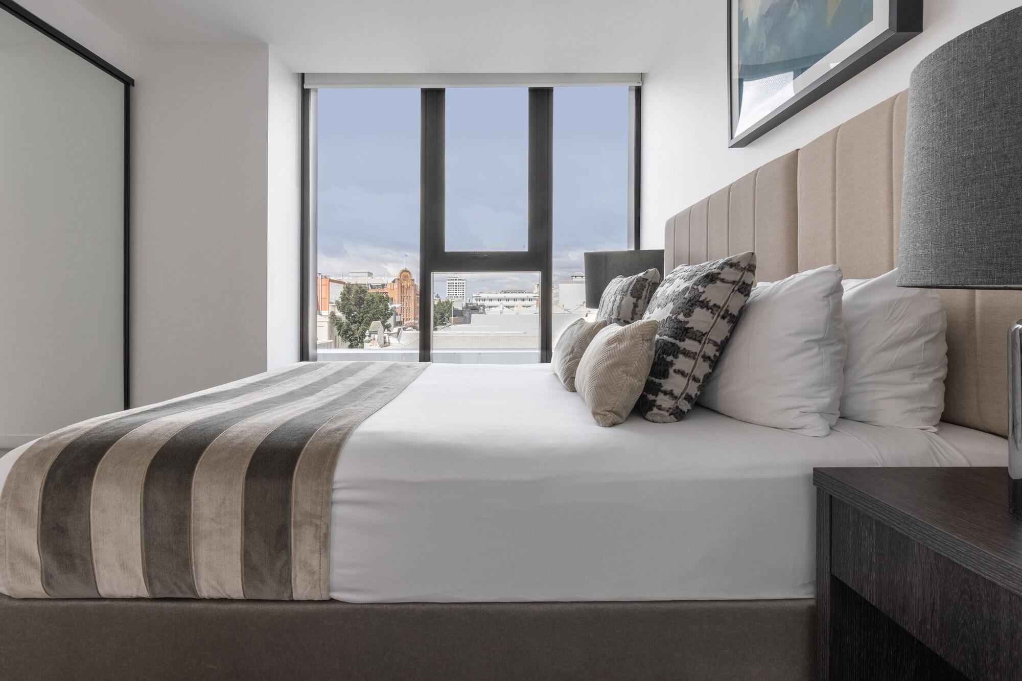 Fv By Peppers Aparthotel Brisbane Ngoại thất bức ảnh A bedroom at the hotel